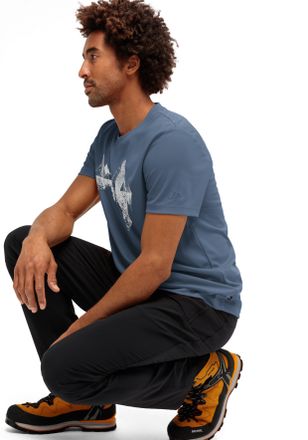 Maier Sports T-Shirt MAIER SPORTS Tilia Pique M, Herren, Gr. 4XL, blau (jeansblau), 100% Polyester, Rundhals, Shirts T-Shirt, Herren Funktionsshirt, Freizeitshirt 