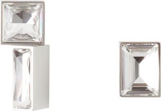 Lanvin Rhythmique Asymmetrical Earrings in Silver at Nordstrom