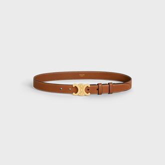 Celine Triomphe Belt - Brown
