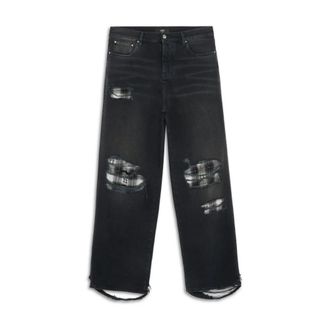 Amiri Flannel Repair Baggy Jean