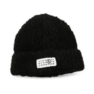 Maison Margiela Berretto Numeric Knit - - Accessories - Uomo - Nero - ONE SIZE