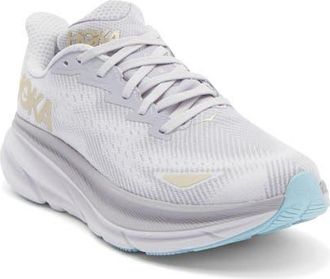 Hoka One One Clifton 9 GTX Shoe in Foggy Grey /Ash Grey at Nordstrom, Size 5.5