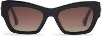 Kurt Geiger Accessoires, Dames, Zwart, ONE Size, Shoreditch Zonnebril