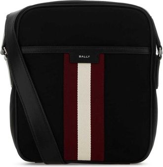 Bally Black Canvas Crossbody Bag