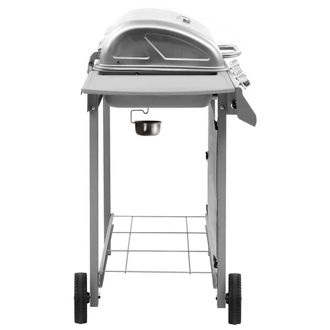 Berkfield Home Gas BBQ Grill with 4 Burners Silver (FR/BE/IT/UK/NL only)