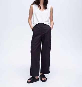 ATM Anthony Thomas Melillo Cotton Poplin Cargo Pant In Black
