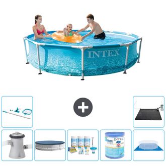 Intex Piscina Con Estructura Redonda - 305x76 Cm - 8-piezas S41370