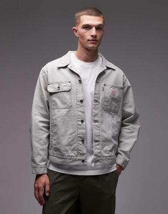 Levi's Workwear Capsule Sunrise - Giacca trucker di jeans grigio chiaro