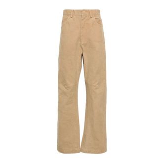 Entire studios Wide Trousers, male, Beige, Size: S Dust Task Pants
