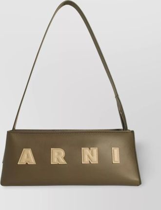 Marni leather shoulder bag museo baguette