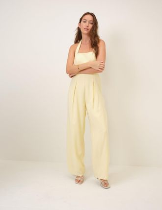 Nobody's Child Butter Yellow April Jumpsuit