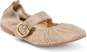 Dolce Vita Caely Mary Jane Flat in Herringbone Printed Suede at Nordstrom Rack, Size 5.5
