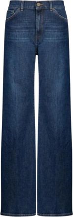 Dondup Amber Jeans - Dames - Loose Fit Jeans - Blauw - W27 - Jeans
