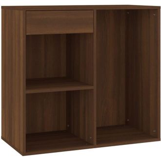 vidaXL Vidaxl - Cosmetic Cabinet Brown Oak 80x40x75 cm Engineered Wood
