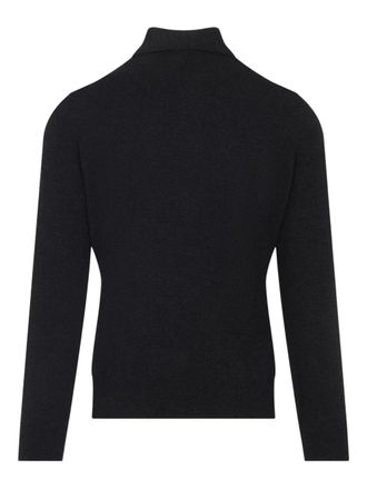 Brunello Cucinelli long-sleeve polo shirt - men - Cashmere - 50 - Grey