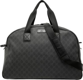 Gucci Pre-owned Weekend Bags, female, Black, Size: ONE SIZE Pre-owned Travel Duffle Bag