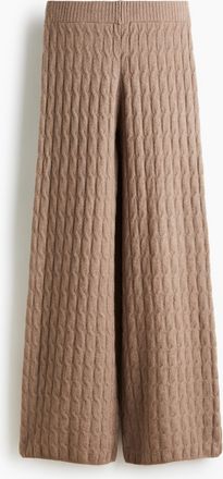 H&M Hose in Zopfstrick - Beige