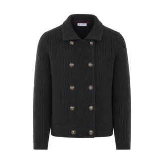 Brunello Cucinelli Marina Vest - Heren - Truien - Zwart - Maat: XL Zijde