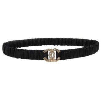 Chanel Pre-owned Belts, female, Black, Size: ONE SIZE Pre-owned Standard Belt