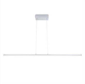 Paco Home Paco Home - Led Luminaria Suspensi&oacute;n Decoraci&oacute;n Sal&oacute;n Comedor Despacho Atemporal Moderna Tipo 4, Chrome - Wei&szlig; (de)