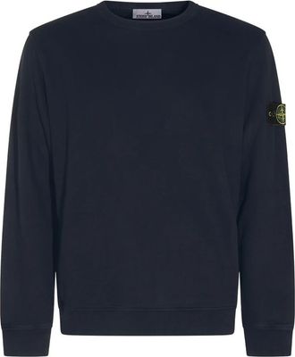 Stone Island 6100049 Brushed Organic Cotton Fleece Sweatshirt