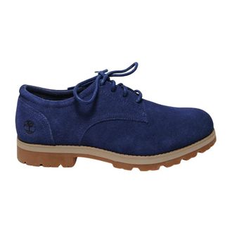 Timberland Mocassini Camoscio - Heren - Veterschoenen - Blauw - 43 EU - Su&egrave;de - Schoenen