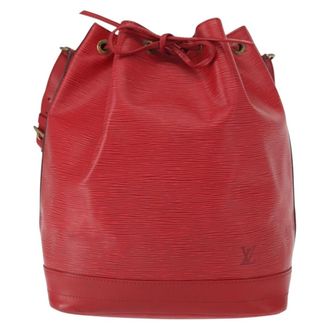 Louis Vuitton Noe Epi Leather Red Leather Handbag (Pre-Owned)