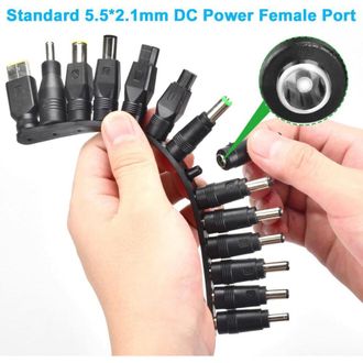 OEM Kit De Conector Universal De Cc, Conector De Adaptador De Ca, Garantiza La Compatibilidad Con Fuentes De Alimentaci&oacute;n Externas, Seguro Y Duradero, Ade