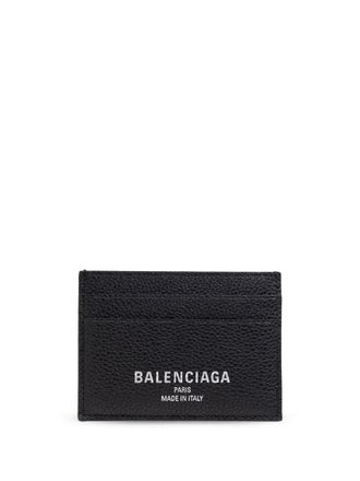Balenciaga Portacarte con logo - Nero