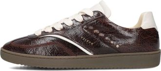 Nubikk Schoenen, Dames, Bruin, 37 EU, Wol, Studded Dames Sneakers