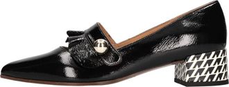 Chie Mihara Jakarta Moccasins - Dames - Pumps - Zwart - 38 1/2 EU - Leer - Schoenen