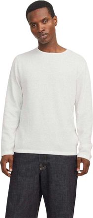 Jack & Jones Jack And Jones Heren Pullover met platte gebreide ronde hals (Wolkendanser)