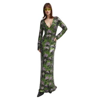 Stine Goya Maxi Jurk - Dames - Jurken - Veelkleurig - Maat: 2XS Poliester