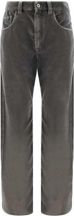 Brunello Cucinelli Dark Grey Relaxed Trousers, Brand Size 44 (US Size 10)
