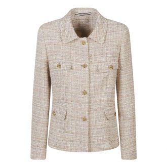 Tagliatore Tweed Jackets, female, Multicolor, Size: 2XL Tweed Jacket
