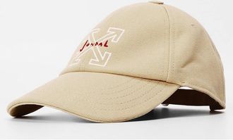 Off-white Mens Curved Brim Baseball Cap - Tan - Size: M
