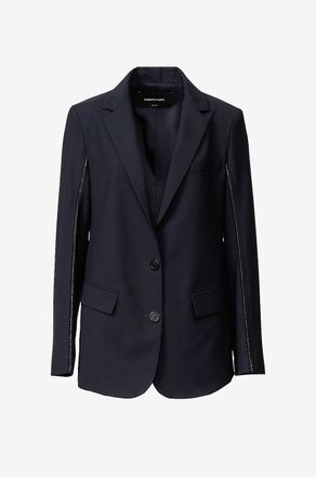 Fabiana Filippi Blazer mit Reverskragen aus Wollmischung