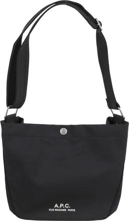 A.P.C. Besace Journal - Heren - Schoudertassen - Zwart - ONE Size - Katoen - Tassen