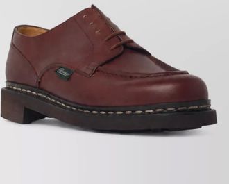 Paraboot leather derby shoes