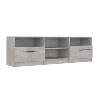 Berkfield Home TV Cabinet Concrete Grey 150x33.5x45 cm Engineered Wood