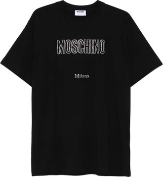 Moschino T-shirt con logo - Nero