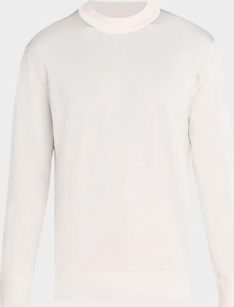 Stefano Ricci Men & apos;s Silk Knit Mock-Neck Sweater