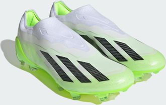 adidas adidas Performance Unisex X CRAZYFAST.1 LL FG - White/Multicolour - Size UK 12.5
