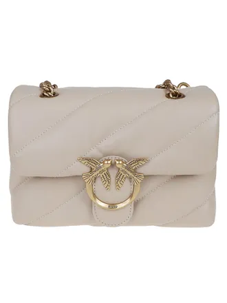 Pinko Love Mini Puff Sheepskin Shoulder Bag