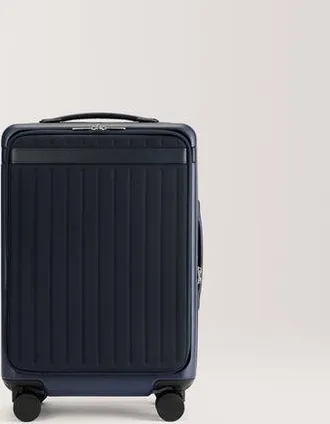 Carl Friedrik Front pocket Carry-on Luggage - Hard case in Polycarbonate and Aluminium - Navy Blue/Navy Blue