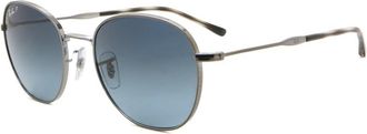 Ray-Ban Blue Gradient Oval Unisex Sunglasses RB3809 004/S3 53