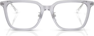 Ray-Ban 52mm Square Optical Glasses in Grey Havana at Nordstrom