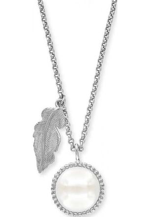 Engelsrufer Womens ERN-GLORY-FEDER Ladies Feather Necklace Silver Sterling - One Size