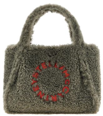 Stella McCartney Green Logo Large Tote