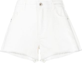 Patrizia Pepe high-waist shorts - women - Polyester/Cotton/Cotton - 29 - White